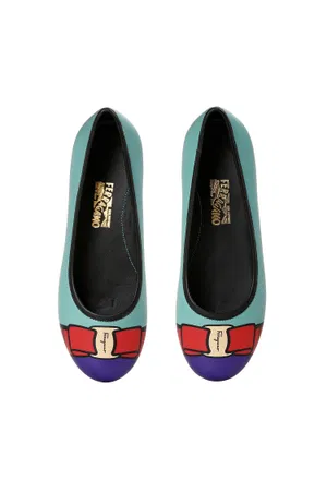 Шкіряні балетки FERRAGAMO 810241 120/0Bc оригінал