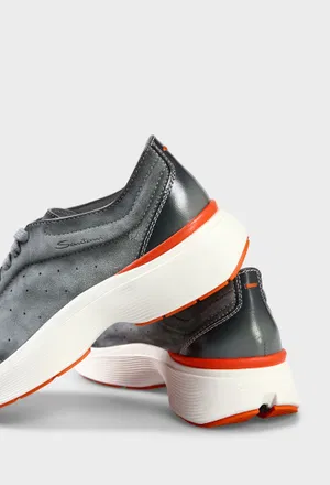 Замшевые кроссовки Santoni 22070 126/0D7 оригинал