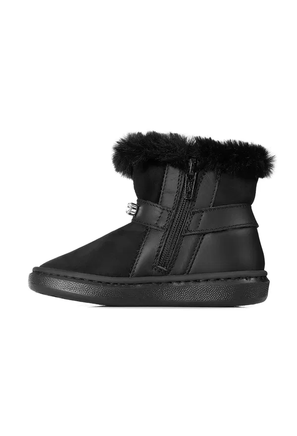 Шкіряні черевики з хутром Florens E9583  220/02 Ціна