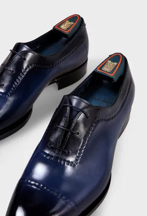 Кожаные оксфорды Santoni 19206 225/0A8 фото