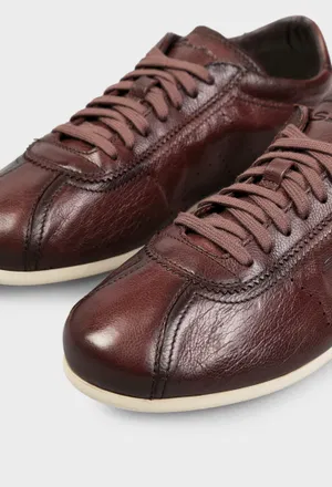 Кожаные кроссовки SNEAKER Santoni 22157 126/0AW в Украине