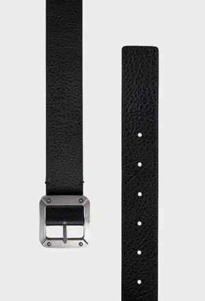 Мужской черный кожаный ремень Acne Studios CG0319 126/0A2 Цена