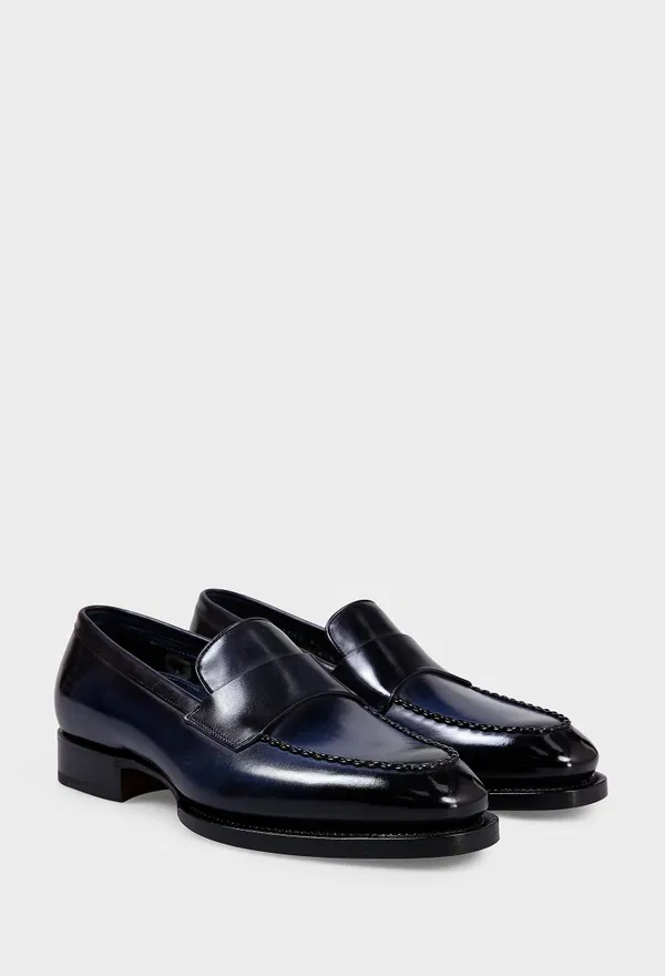 Шкіряні лофери Santoni 19204 225/0AQ Ціна