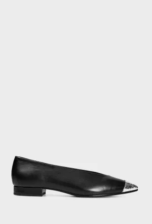 Кожаные балетки REBECCA CAP TOE Loro Piana FAO1269 124/0A2 Купить