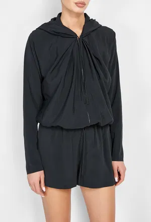 Чорна спортивна кофта alexanderwang 1WC3261299 226/9K2 оригінал
