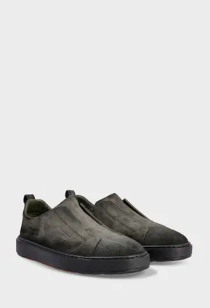 Замшеві дезерти Santoni 21995 225/0DH Ціна