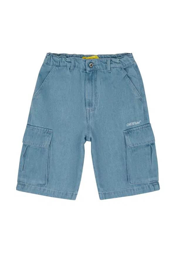 Дитячі джинсові блакитні шорти Off-White 44BY23 126/9Gc Купити