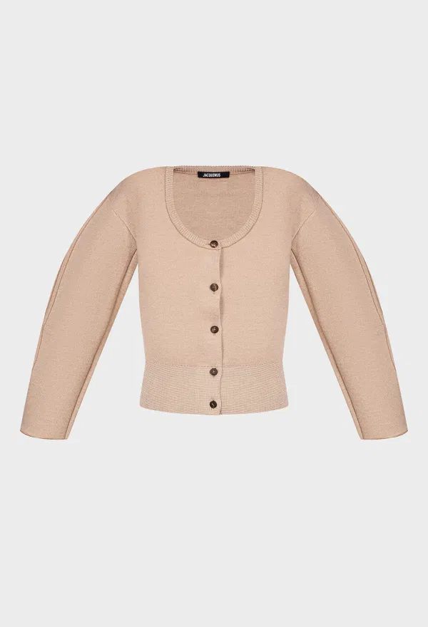 Шерстяной кардиган Jacquemus CDW00808 225/9H6 Купить