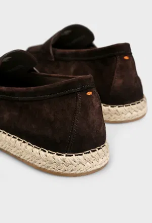 Замшевые эспадрильи Santoni 22193 126/0DW оригинал