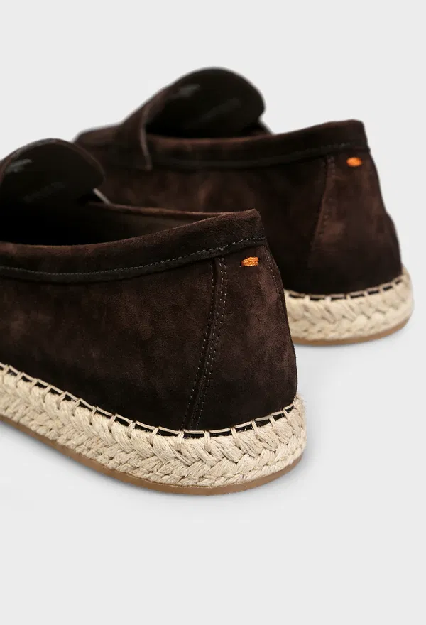 Замшевые эспадрильи Santoni 22193 126/0DW оригинал