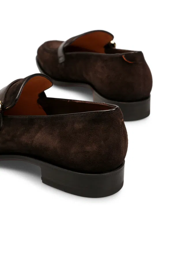 Замшеві лофери Santoni 19283 126/0DW оригінал