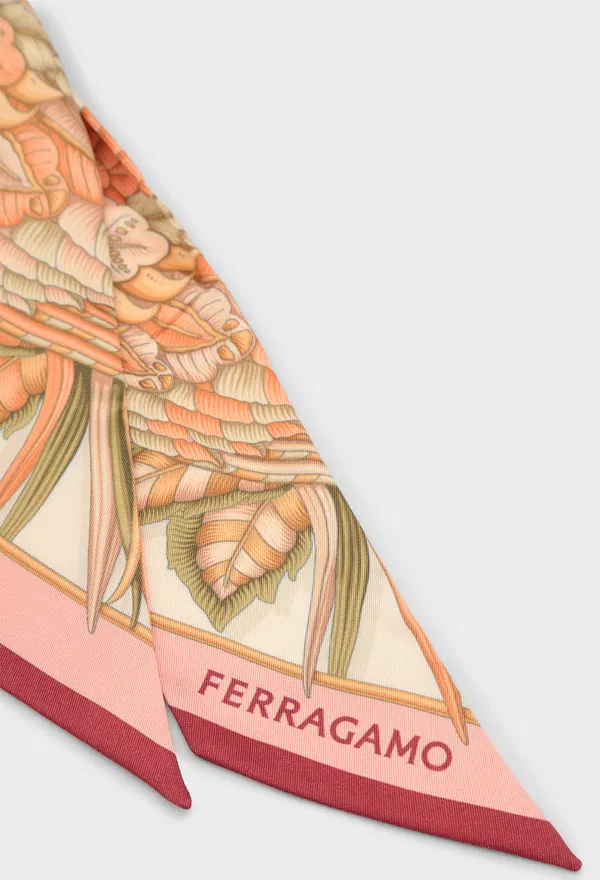 Шовковий брелок FERRAGAMO 221160 226/9CP Ціна