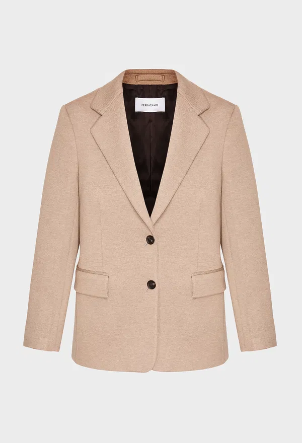 Шерстяной пиджак FERRAGAMO 13H884 225/9H6 Купить