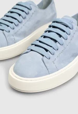 Замшевые кеды Santoni 61355 126/0DG в Украине