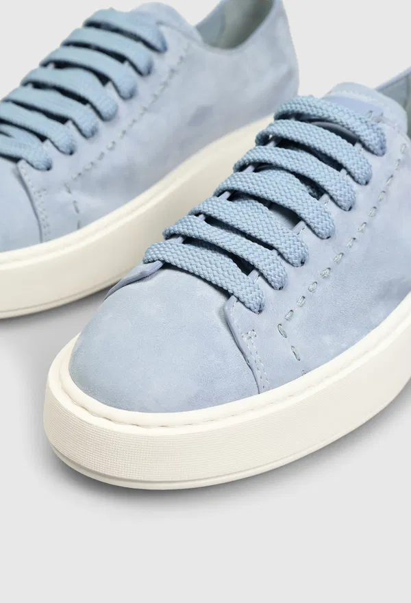 Замшевые кеды Santoni 61355 126/0DG в Украине