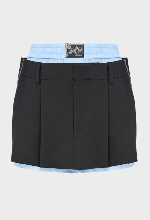 Шерстяные шорты alexanderwang 1WC2265410 126/9H2 Купить
