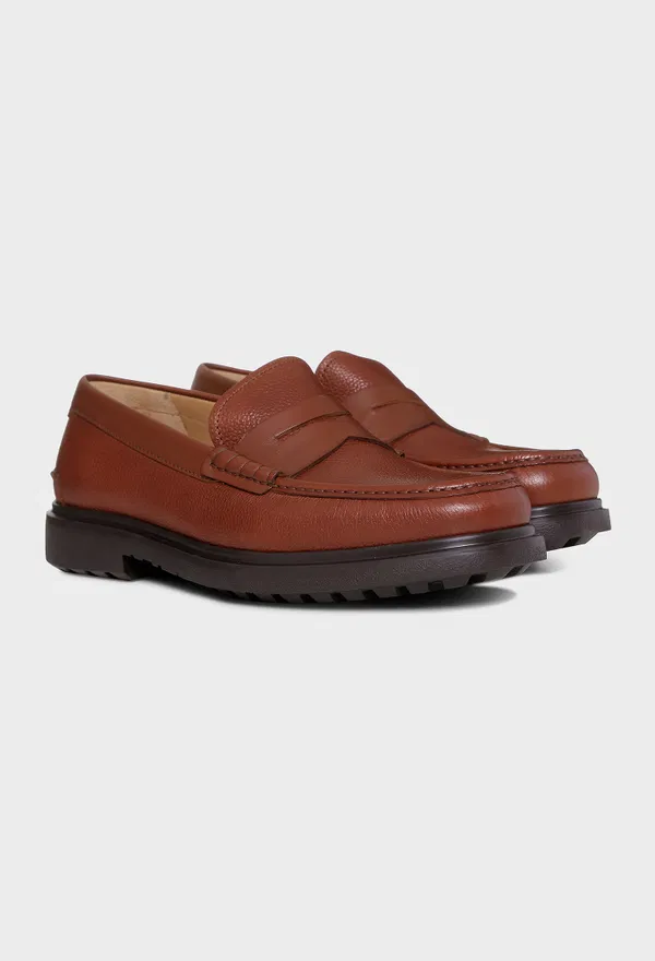 Шкіряні лофери FERRAGAMO 020233 123/0A3 Купити