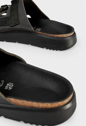 Шлепанцы из нубука Birkenstock N1029640 126/0E2 оригинал