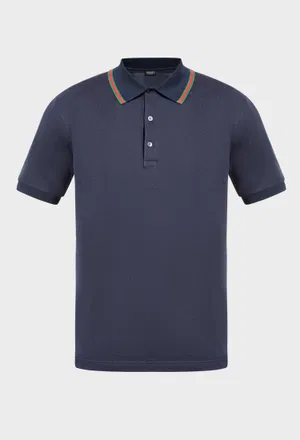 Темно-синє поло Gucci 872468 226/9AQ Купити