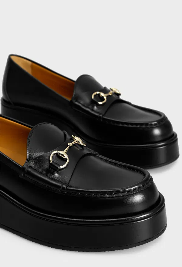 Кожаные лоферы HORSEBIT Gucci 794317 224/0A2 в Украине