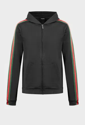 Шовкова спортивна кофта Gucci 872244 226/9C2 Купити
