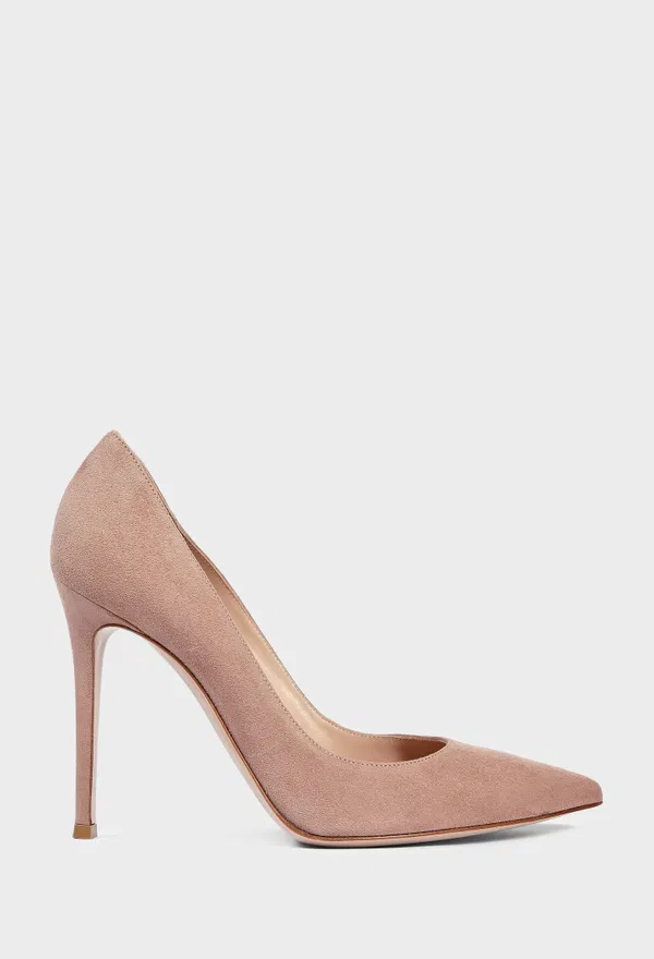 Бежеві замшеві човники GIANVITO 105 Gianvito Rossi G28470 226/0D6 Купити