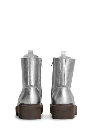 Шкіряні черевики з хутром Brunello Cucinelli 0G401  224/0SM в Україні