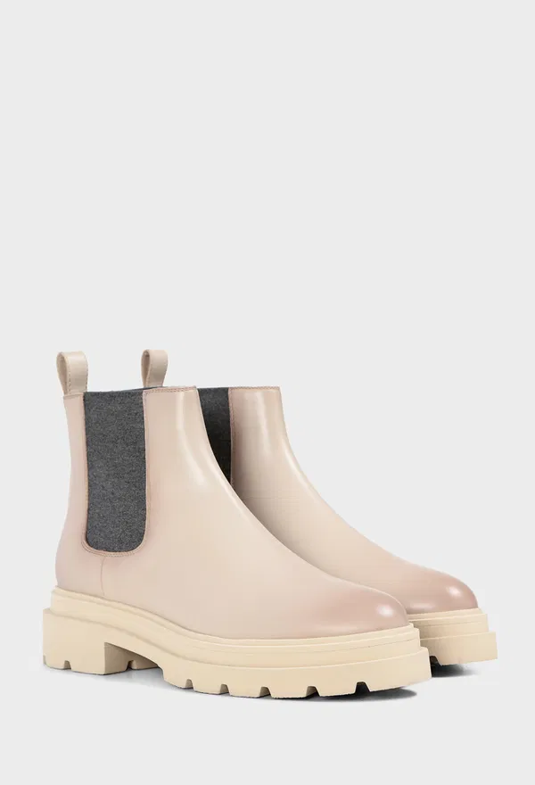 Кожаные челси Santoni 70597 223/0A6 Купить