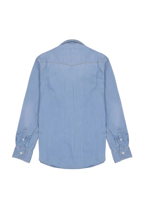 Джинсова сорочка Brunello Cucinelli 3C360  123/9G Ціна