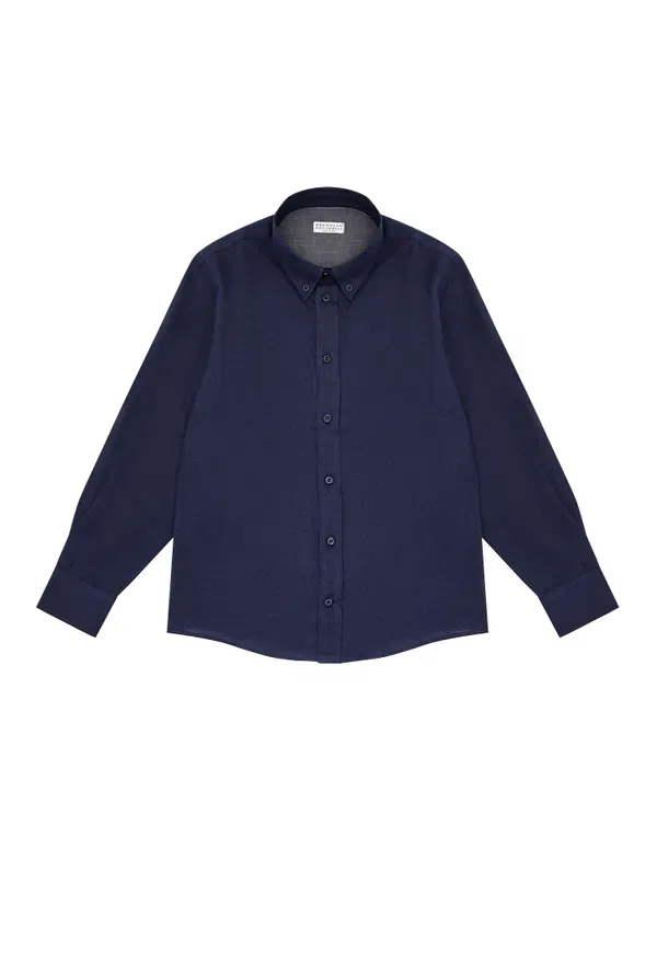 Лляна сорочка Brunello Cucinelli 5C300  125/9Q Купити