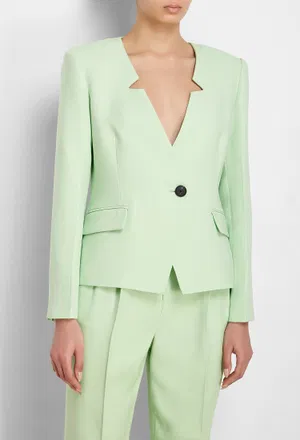 Шерстяной жакет Roland Mouret SS23005JG 123/9H4 оригинал