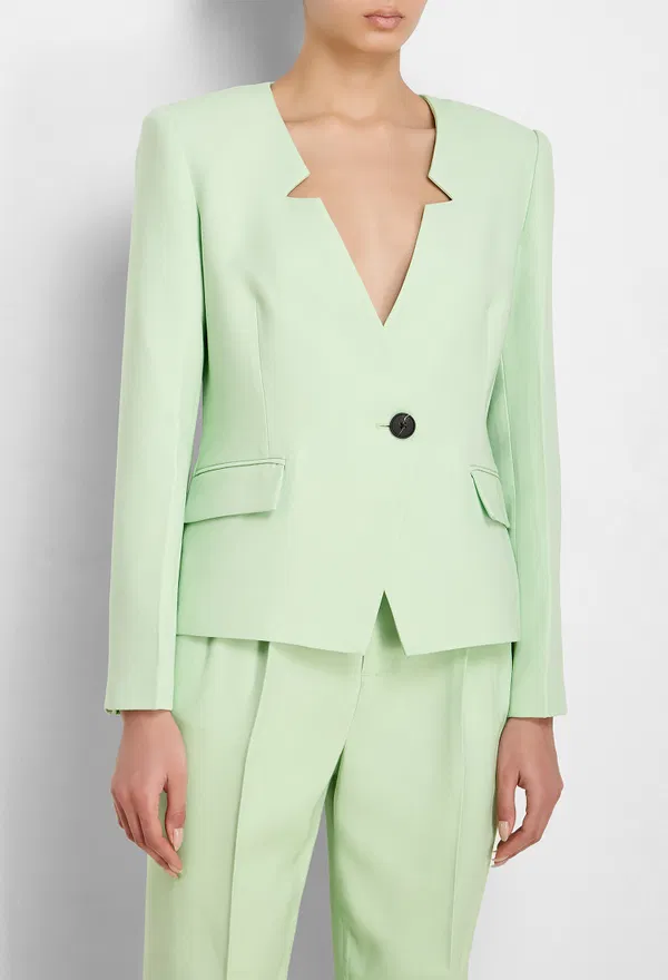 Шерстяной жакет Roland Mouret SS23005JG 123/9H4 оригинал