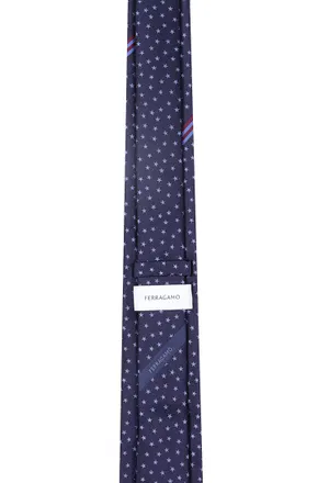 Шелковый галстук FERRAGAMO 350917 223/9CQ Цена