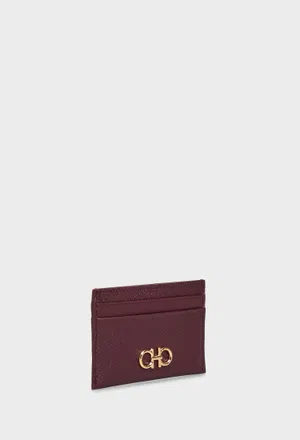 Кожаная кредитница FERRAGAMO 220007 226/0A5 Цена