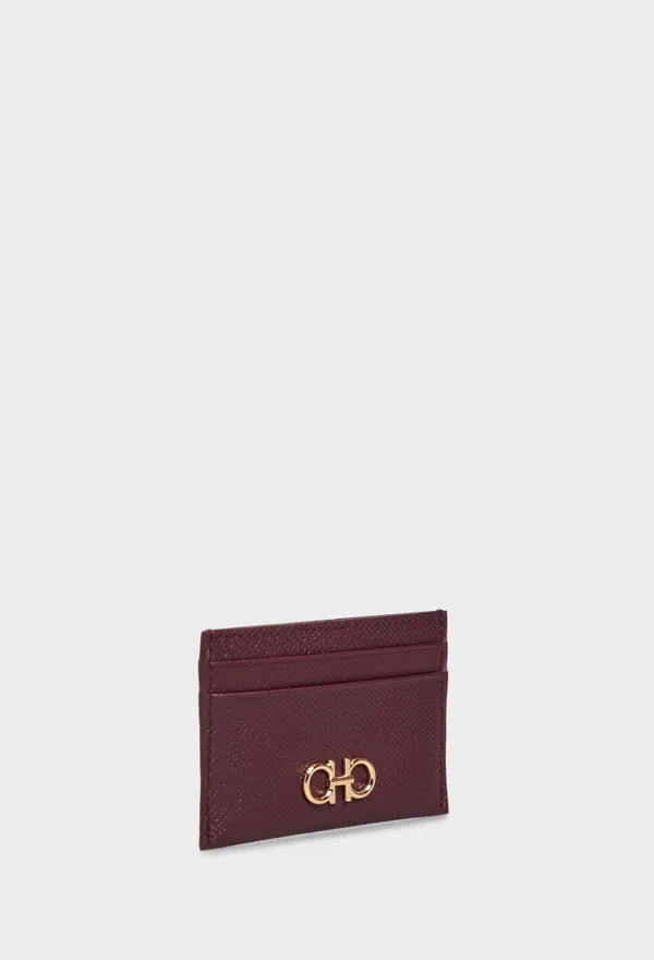 Кожаная кредитница FERRAGAMO 220007 226/0A5 Цена
