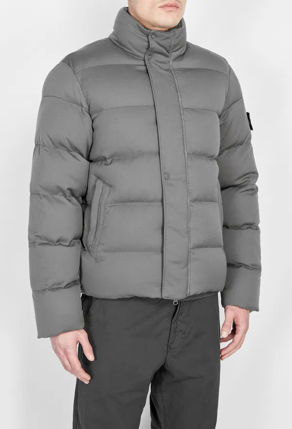 Шерстяной пуховик Stone Island 4100100S0F26 225/9H7 оригинал