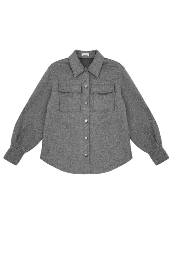 Вовняна сорочка Brunello Cucinelli 5C437  225/97 Купити