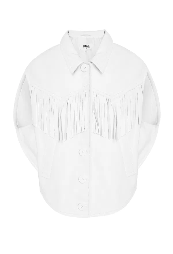 Шкіряний жилет MM6 Maison Margiela AN0036 220/0A1 Купити