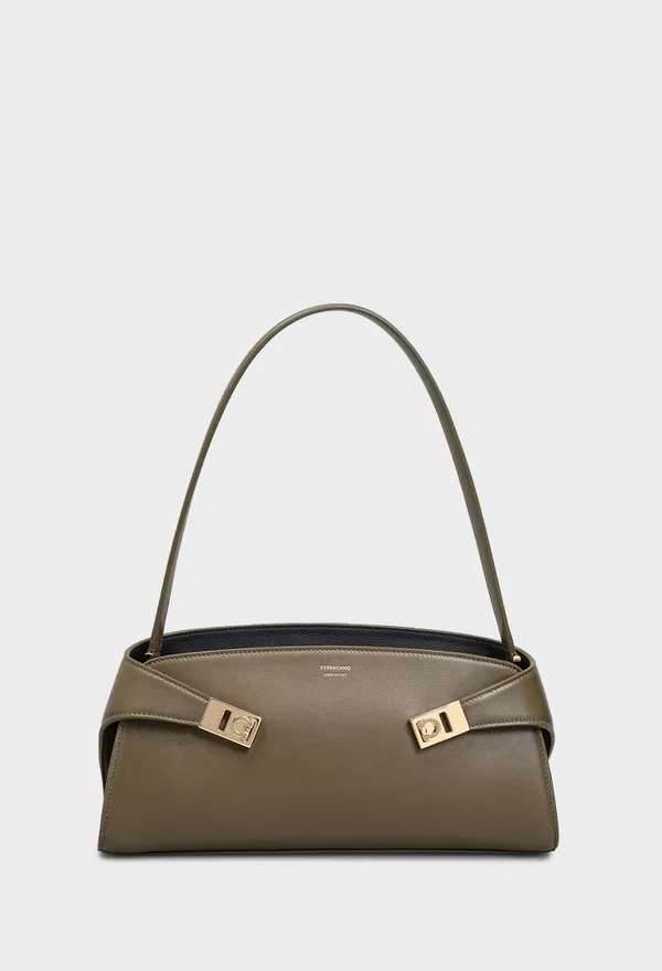 Кожаная сумка HUG EAST-WEST FERRAGAMO 21A712 226/0AL Купить