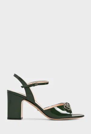 Кожаные босоножки HORSEBIT Gucci 812292 126/0BH Купить