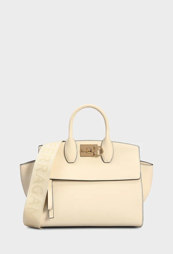 Шкіряна сумка STUDIO FERRAGAMO 214493 125/0AE - фото №9 Шкіряна сумка STUDIO FERRAGAMO 214493 125/0AE широкий асортимент