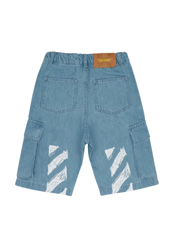 Дитячі джинсові блакитні шорти Off-White 44BY23 126/9Gc Ціна