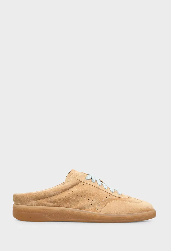 Замшевые сабо Santoni 61347 126/0D6 Купить