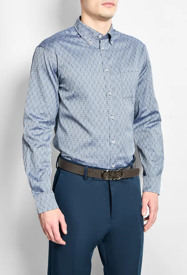 Рубашка FERRAGAMO 144831 226/9A8 оригинал