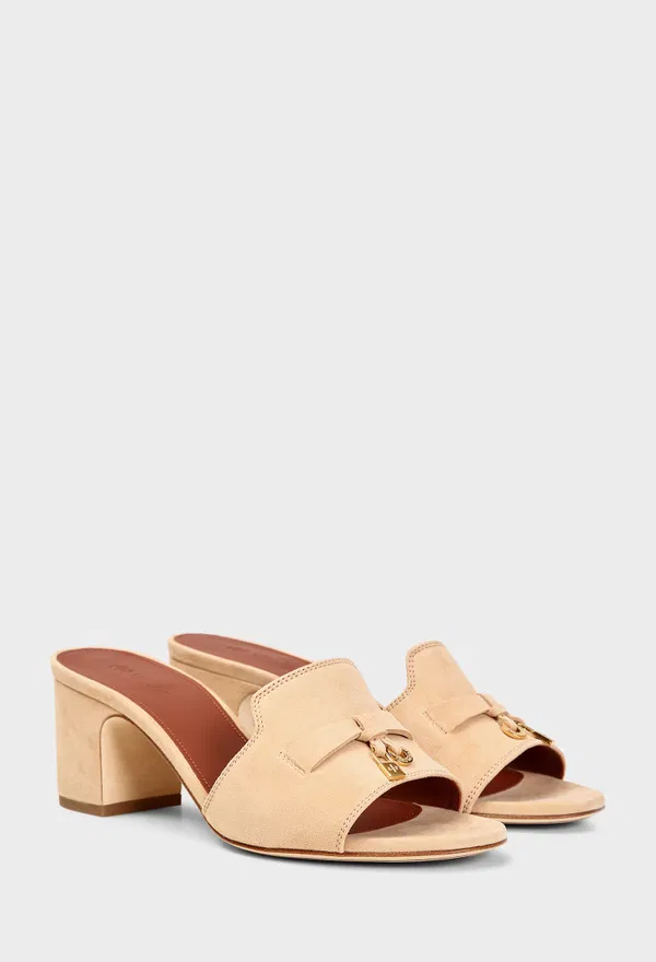 Замшевые мюли SUMMER CHARMS FLAT Loro Piana FAI5579 124/0D6 Цена