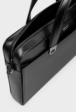 Кожаный портфель GANCINI FERRAGAMO 241806 126/0C2 оригинал