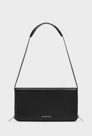 Женская черная кожаная сумка alexanderwang 20226P70L 226/0A2 Купить