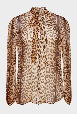 Шелковая блуза Roberto Cavalli RKT705 223/9C3 Купить