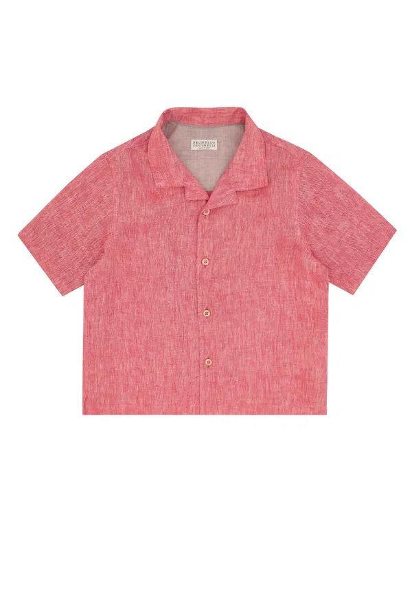 Лляна сорочка Brunello Cucinelli 4C321  126/99 Купити