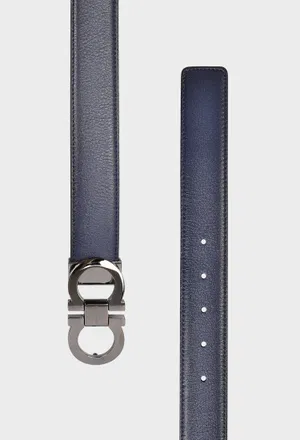 Кожаный двухсторонний ремень FERRAGAMO 679535 126/0A8 Цена